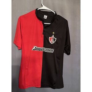 Atlas FC Soccer Jersey Gool Juvenil Red Black Bridgestone Sponsor Mens Small